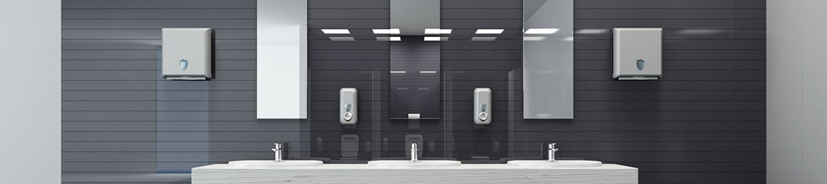 Vasta scelta di dispenser e carta asciugamani in rotoli o foglietti